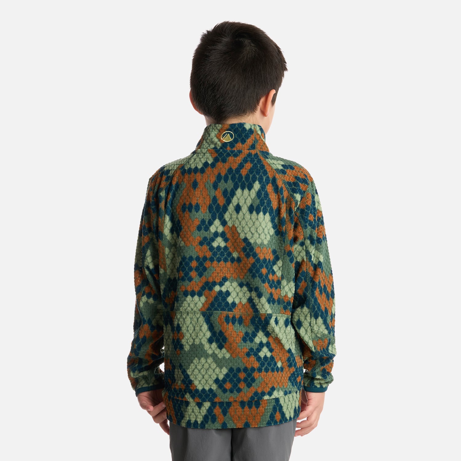 POLERÓN NIÑO LIPPI VERDE SALTAMONTES NANO-F 14 ZIP PRINT - 3
