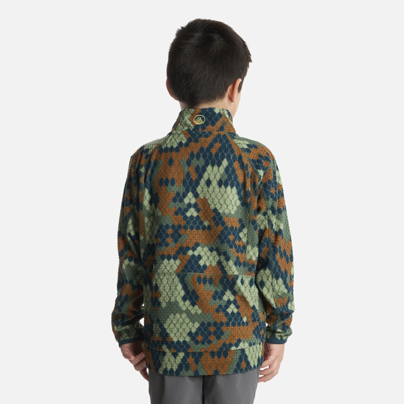 POLERÓN NIÑO LIPPI VERDE SALTAMONTES NANO-F 14 ZIP PRINT - 3