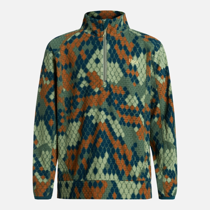 POLERÓN NIÑO LIPPI VERDE SALTAMONTES NANO-F 14 ZIP PRINT - 6