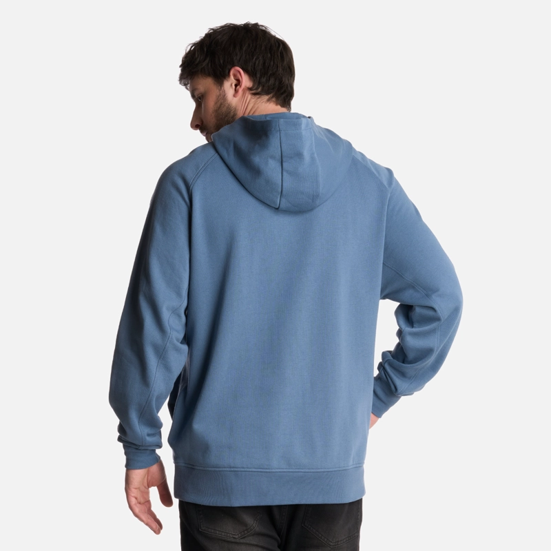 POLERON HOMBRE INSIGNE HOODY SWEATSHIRT FRONT PRINT AZUL PIEDRA LIPPI - 3