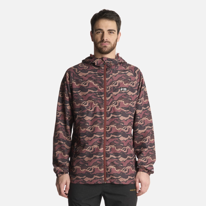 CHAQUETA HOMBRE APERRAO PRINT VINO HAKA HONU - 1