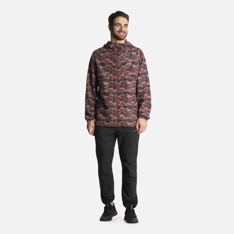 CHAQUETA HOMBRE APERRAO PRINT VINO HAKA HONU - 6