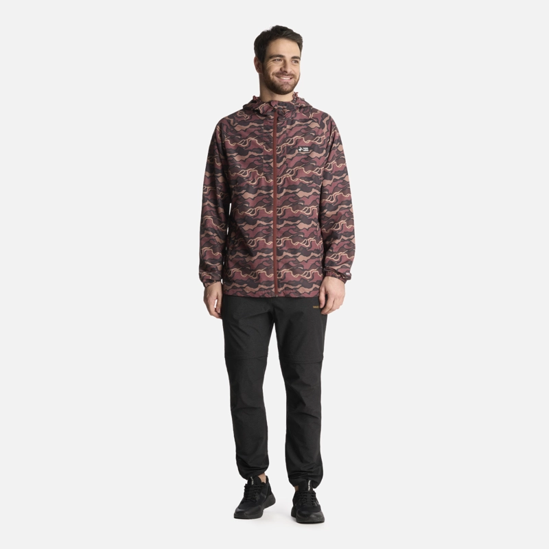 CHAQUETA HOMBRE APERRAO PRINT VINO HAKA HONU - 6