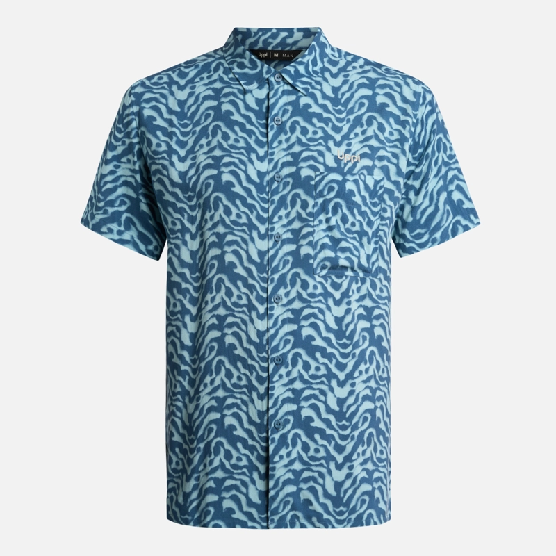 CAMISA HOMBRE SEASIDE SHORT SLEEVE SHIRT PRINT AZUL LIPPI - 6