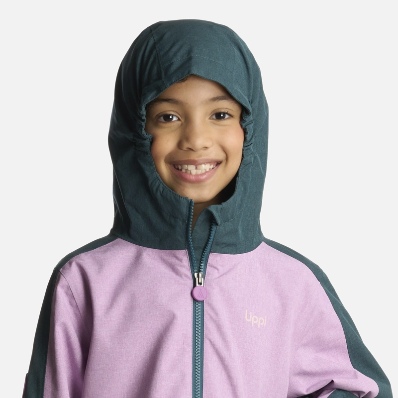 CHAQUETA NIÑA LIPPI VERDE PETRÓLEO FIREPLACE B-DRY JACKET - 4