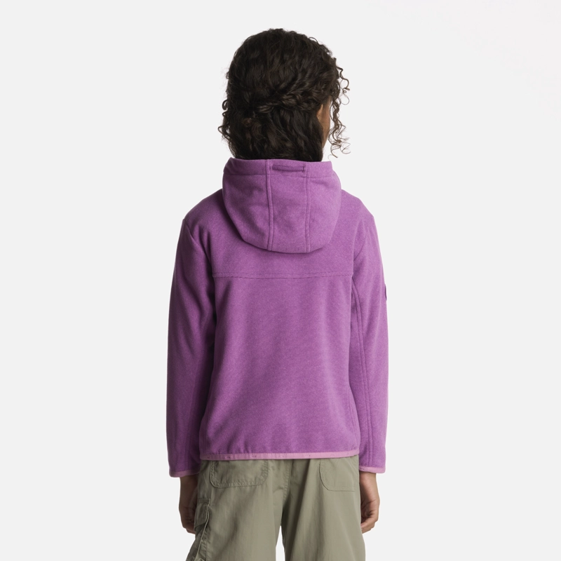 POLERÓN NIÑA LIPPI MORADO STRIPES NANO-F FULL ZIP HOODY - 3