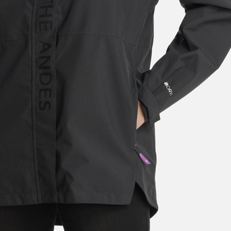 CHAQUETA MUJER FIREPLACE B-DRY JACKET NEGRO LIPPI - 5