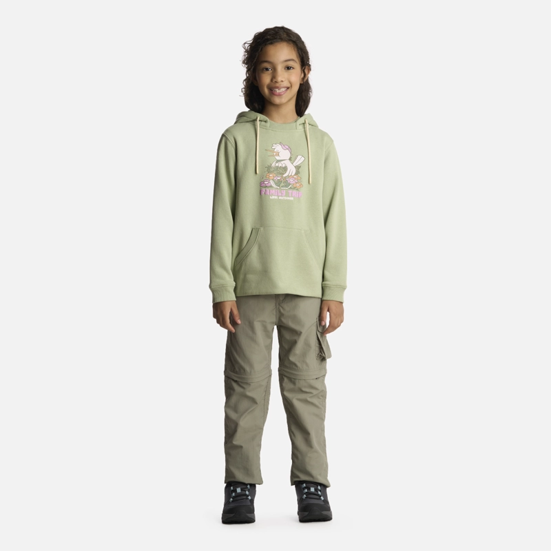POLERÓN ALGODÓN ORGÁNICO NIÑA LIPPI VERDE INSIGNE HOODY SWEATSHIRT JADE - 6