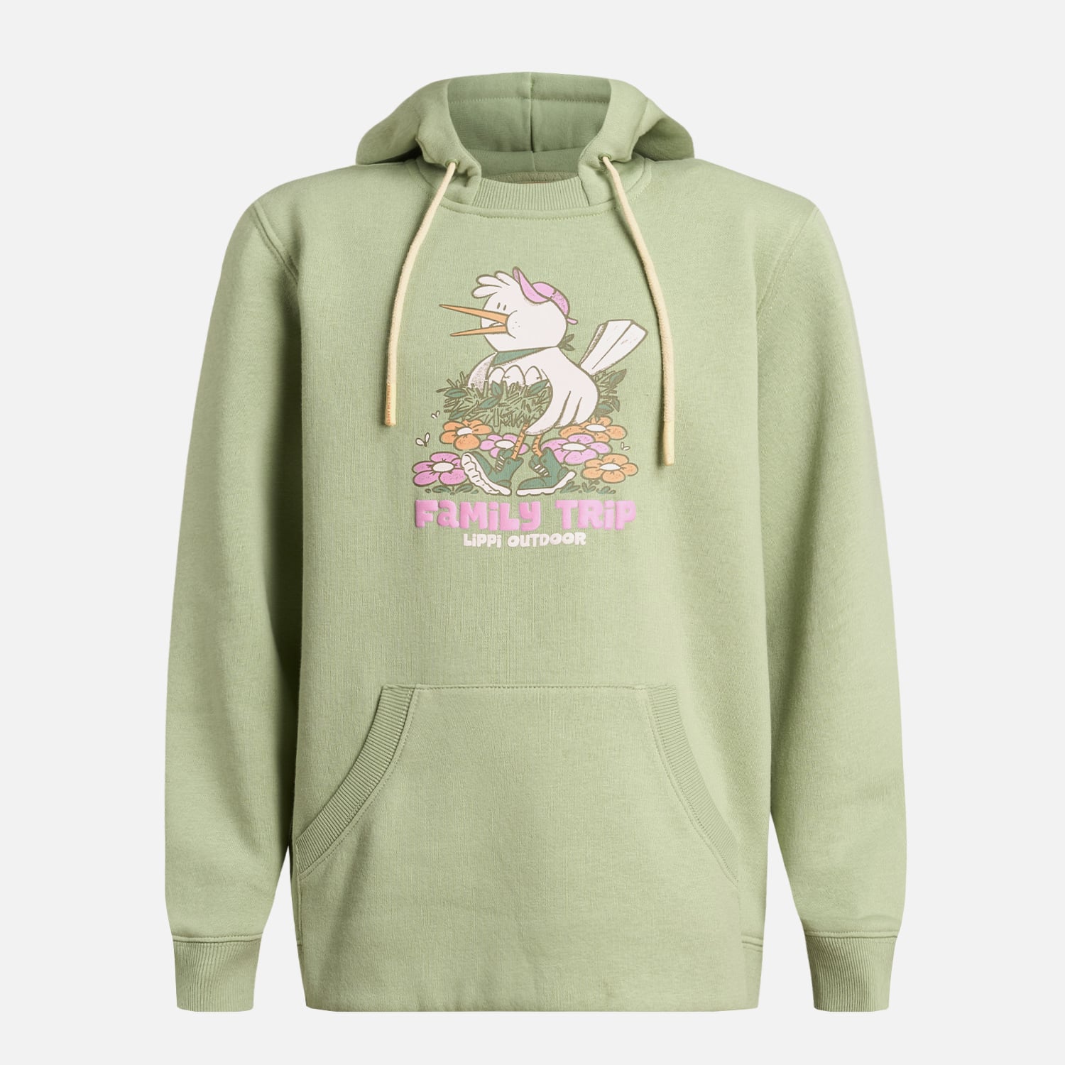 POLERÓN ALGODÓN ORGÁNICO NIÑA LIPPI VERDE INSIGNE HOODY SWEATSHIRT JADE - 7