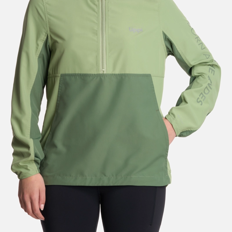 CHAQUETA MUJER NIGHTFALL WINDBREAKER 1/4 ZIP JADE LIPPI - 5