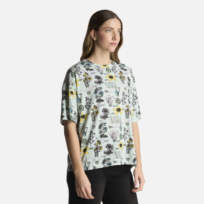 POLERA MUJER BOTANICA PRINT JADE HAKA HONU - 2