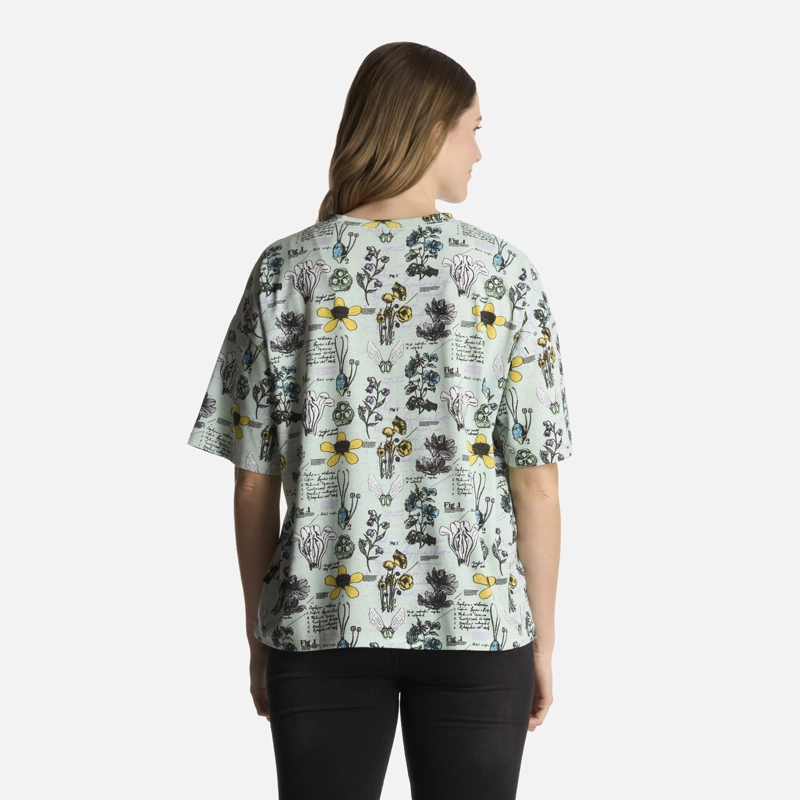 POLERA MUJER BOTANICA PRINT JADE HAKA HONU - 3