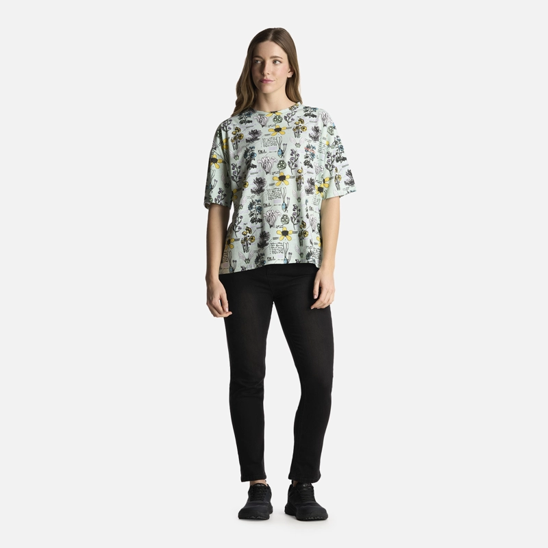 POLERA MUJER BOTANICA PRINT JADE HAKA HONU - 5