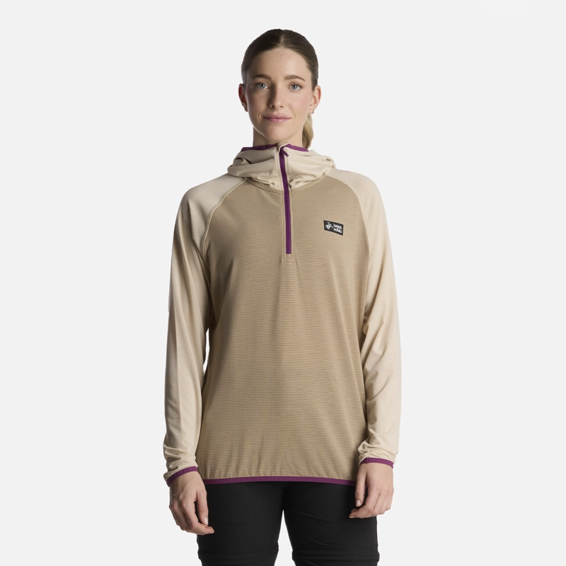 POLERON MUJER TAINA PRO TAUPE HAKA HONU - 1
