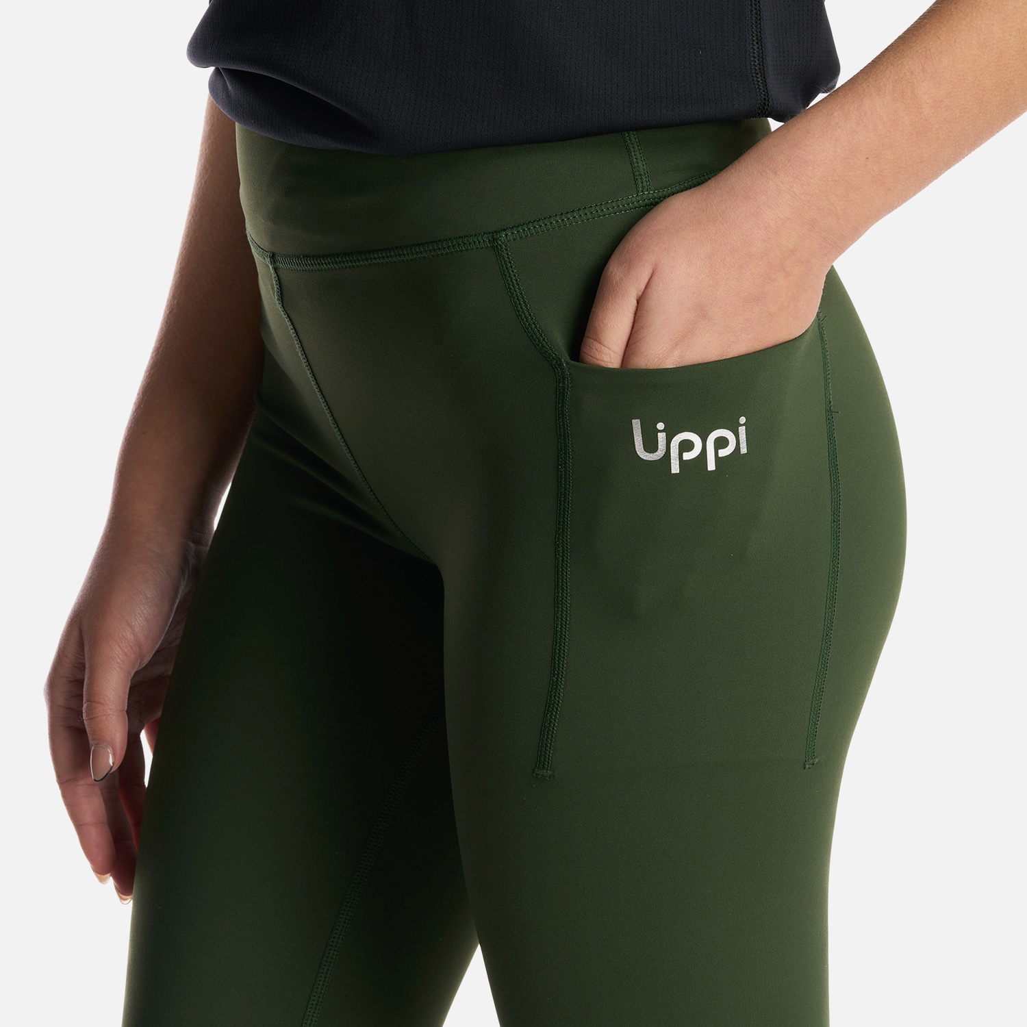 CALZAS NIÑA LIPPI VERDE TEEN GIRL IN-ACTION SPORT LEGGINGS MILITAR - 4