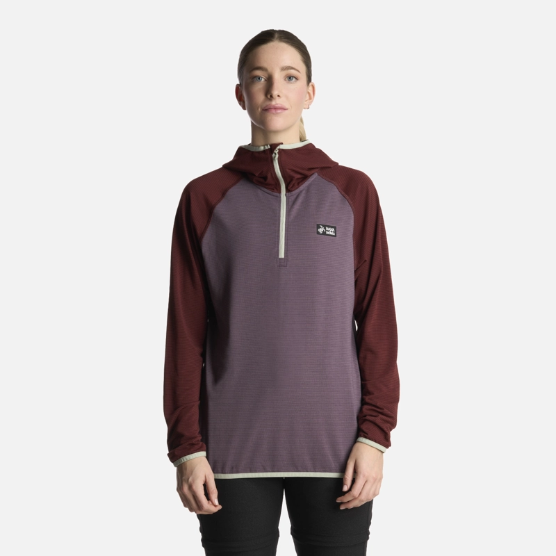 POLERON MUJER TAINA PRO MORADO CLARO HAKA HONU - 1