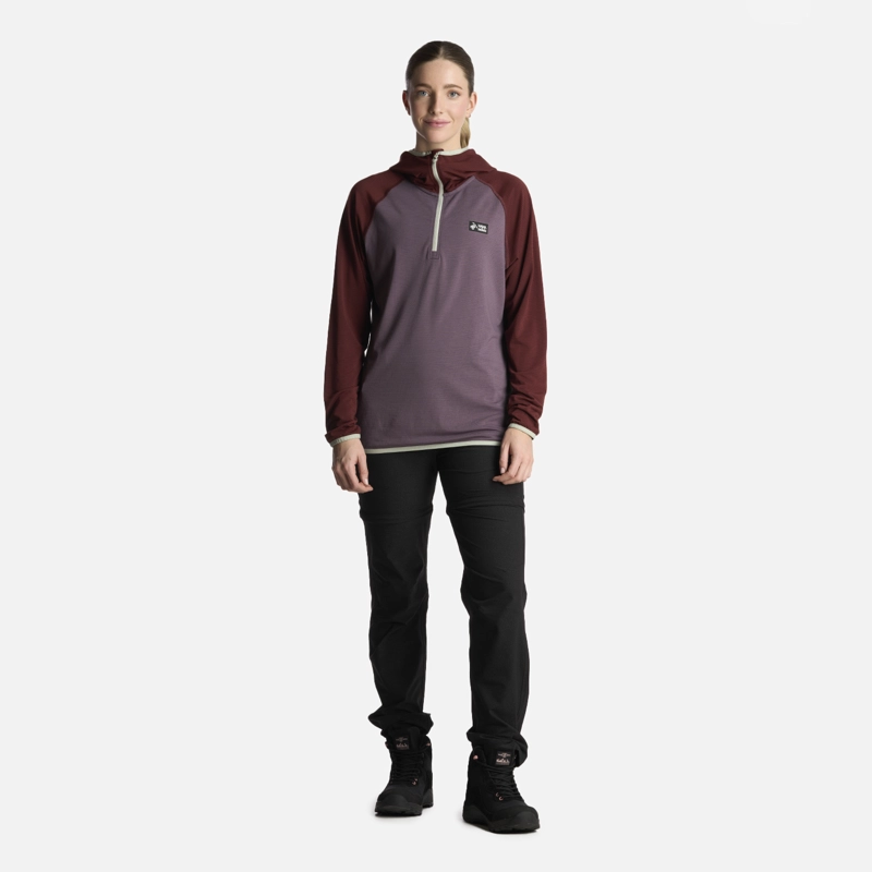 POLERON MUJER TAINA PRO MORADO CLARO HAKA HONU - 5