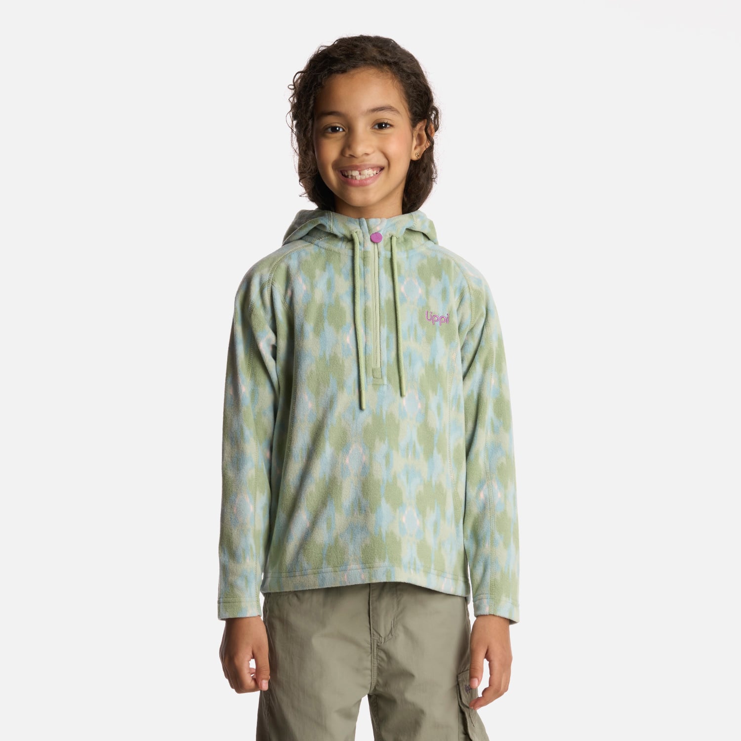 CHAQUETA NIÑA LIPPI VERDE COLD DAY THERM-PRO HOODY JACKET PRINT JADE - 1
