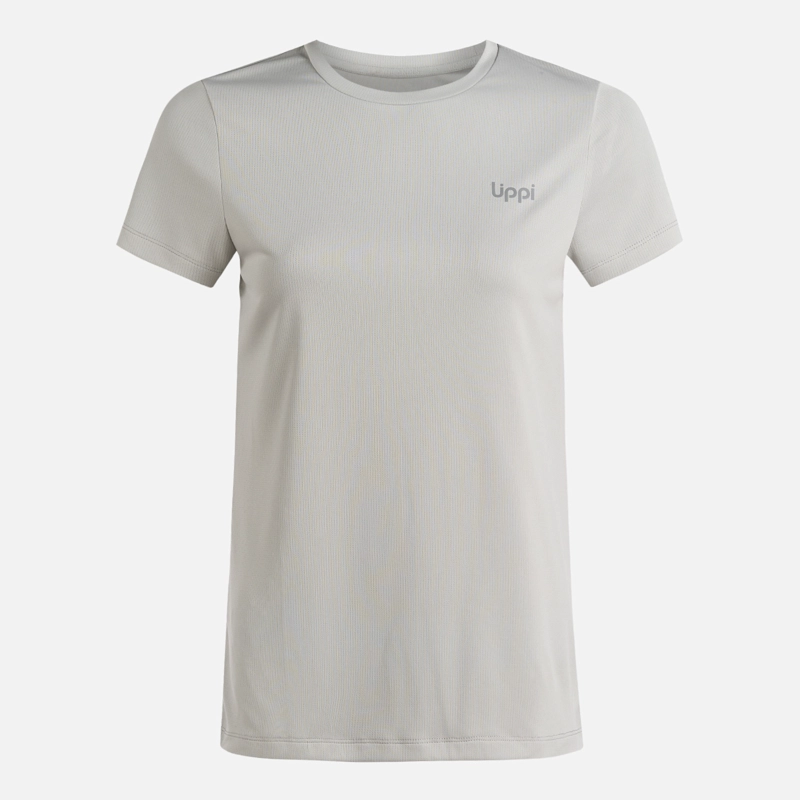 POLERA MUJER CORE Q-DRY T-SHIRT GRIS CLARO LIPPI - 6