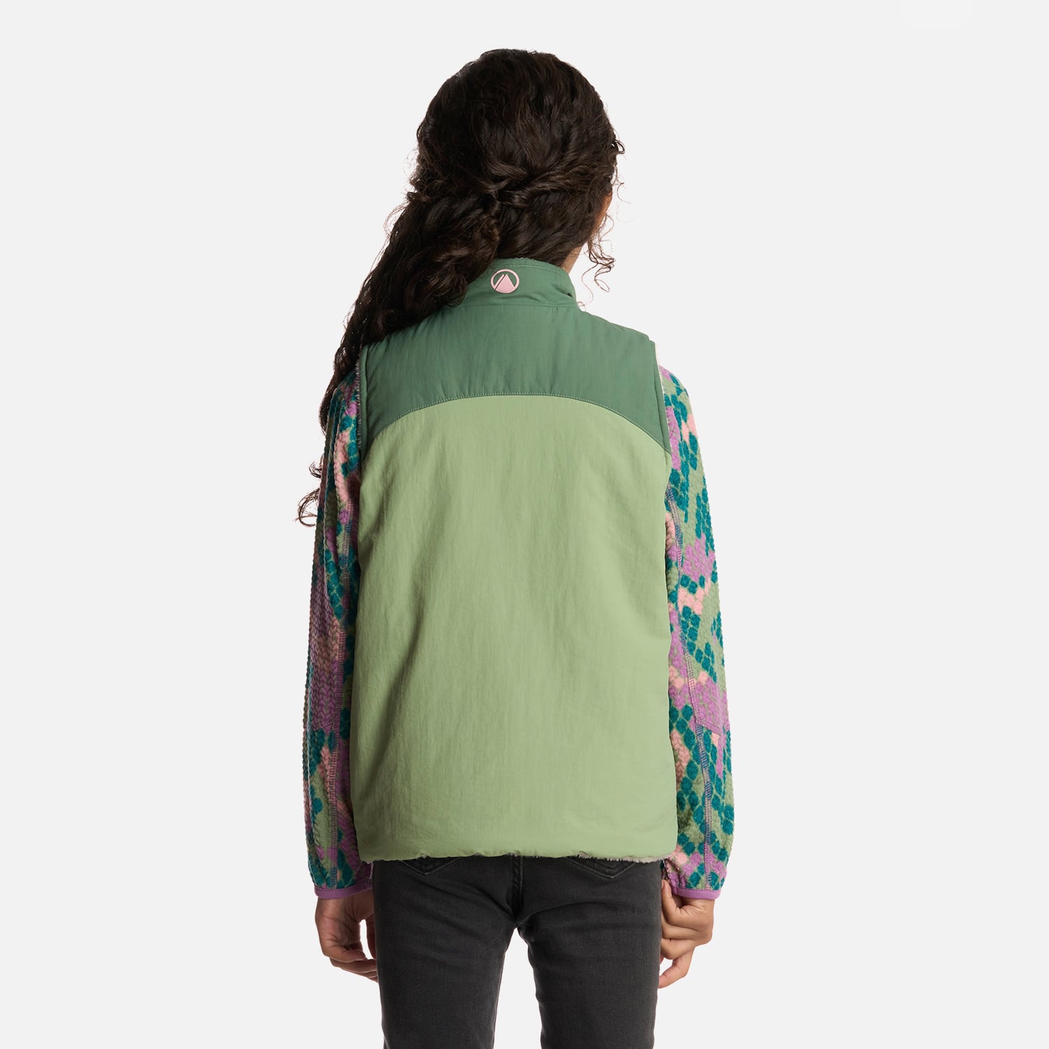 CHAQUETA NIÑA LIPPI VERDE CAMPFIRE 2-FACES JACKET JADE - 4