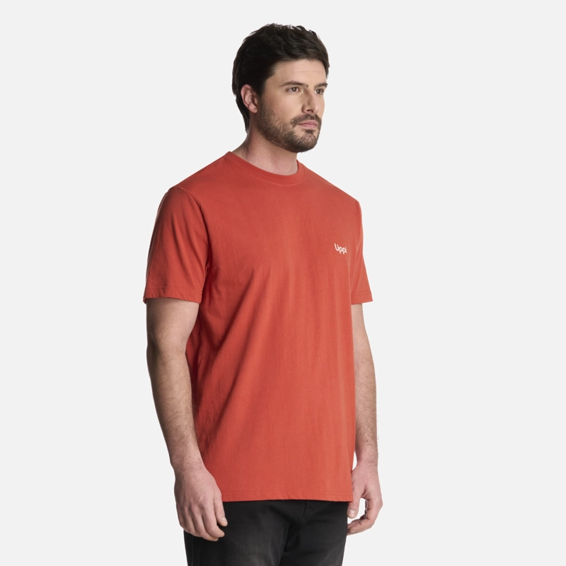 POLERA HOMBRE EXPLORE T-SHIRT TERRACOTA LIPPI - 3