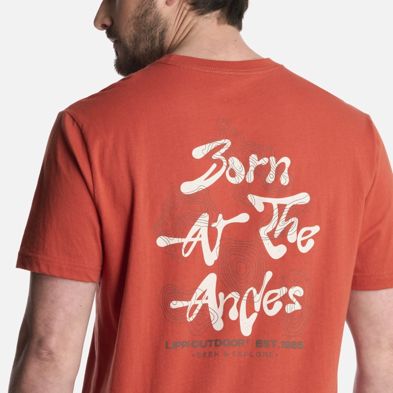 POLERA HOMBRE EXPLORE T-SHIRT TERRACOTA LIPPI - 4