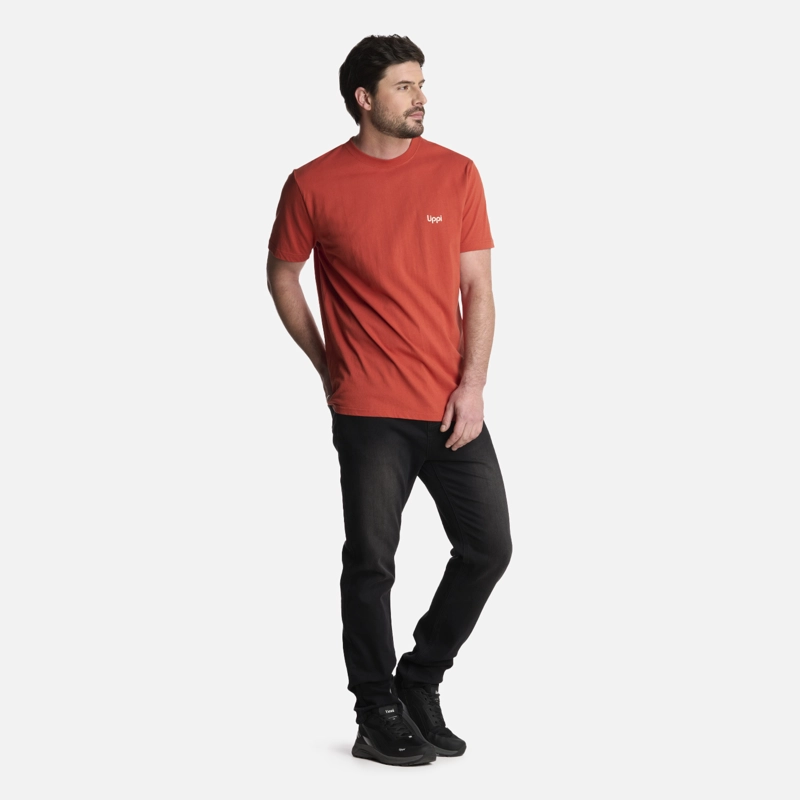 POLERA HOMBRE EXPLORE T-SHIRT TERRACOTA LIPPI - 5