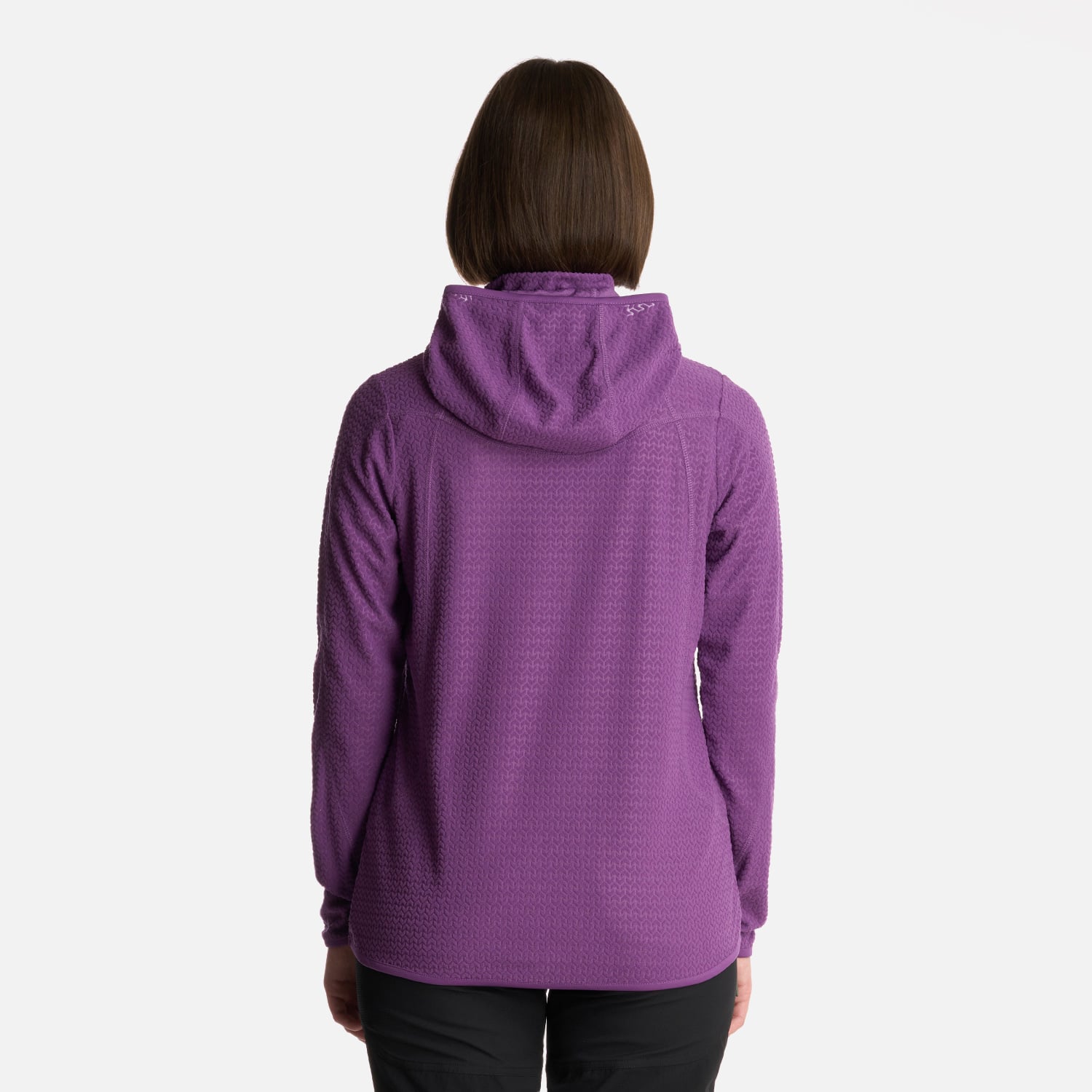 POLERON MUJER JACARANDA NANO-F 14 ZIP HOODY VIOLETA LIPPI - 3
