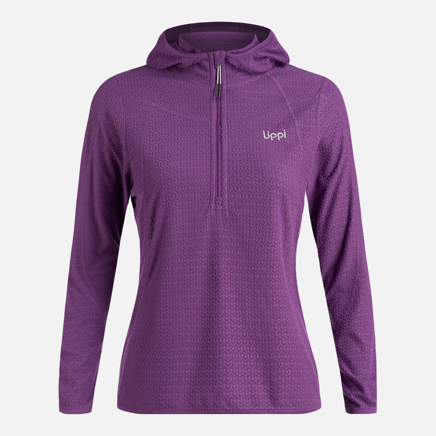 POLERON MUJER JACARANDA NANO-F 14 ZIP HOODY VIOLETA LIPPI - 6