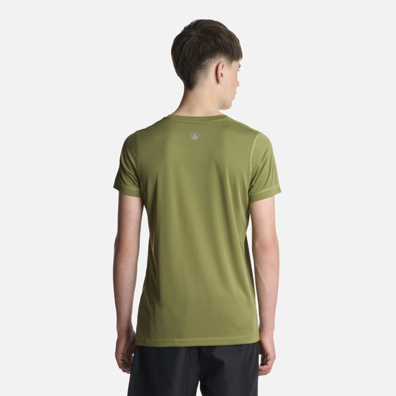 POLERA NIÑO LIPPI VERDE TEEN BOY CORE Q-DRY T-SHIRT - 3