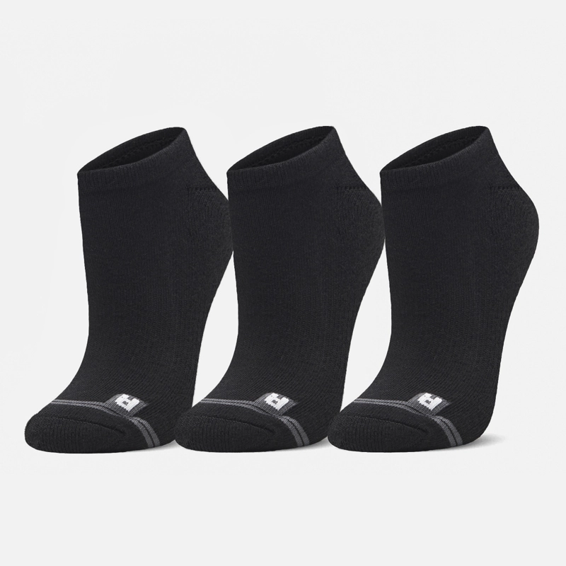 CALCETINES UNISEX LIPPI LOGO NO SHOW NEGRO - 1