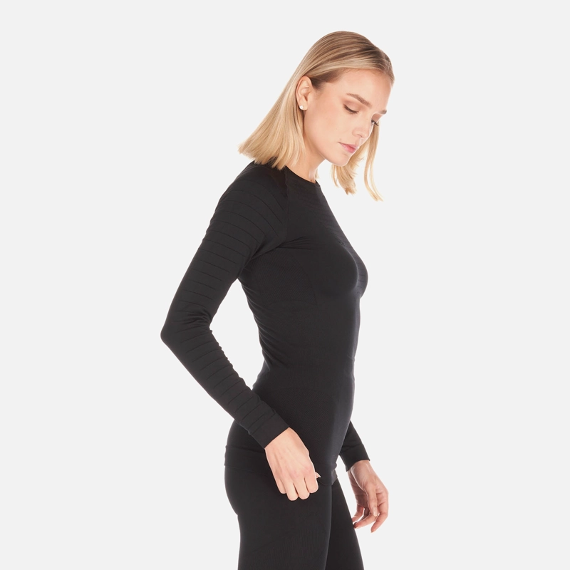 PRIMERA CAPA MUJER SKINTEC 2000 SEAMLESS TOP NEGRO LIPPI - 3