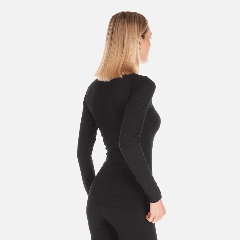 PRIMERA CAPA MUJER SKINTEC 2000 SEAMLESS TOP NEGRO LIPPI - 4