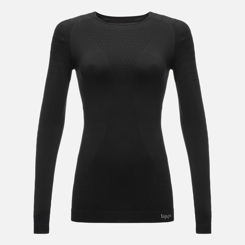 PRIMERA CAPA MUJER SKINTEC 2000 SEAMLESS TOP NEGRO LIPPI - 9