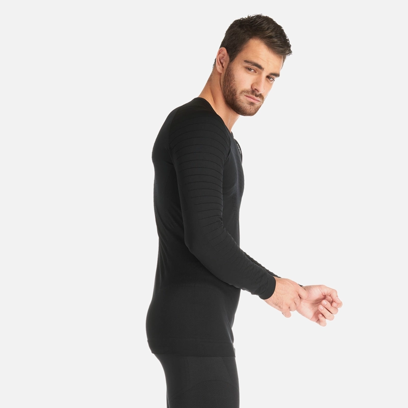 PRIMERA CAPA HOMBRE SKINTEC 2000 SEAMLESS TOP NEGRO LIPPI - 3