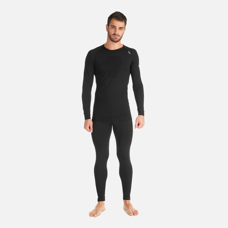 PRIMERA CAPA HOMBRE SKINTEC 2000 SEAMLESS TOP NEGRO LIPPI - 8