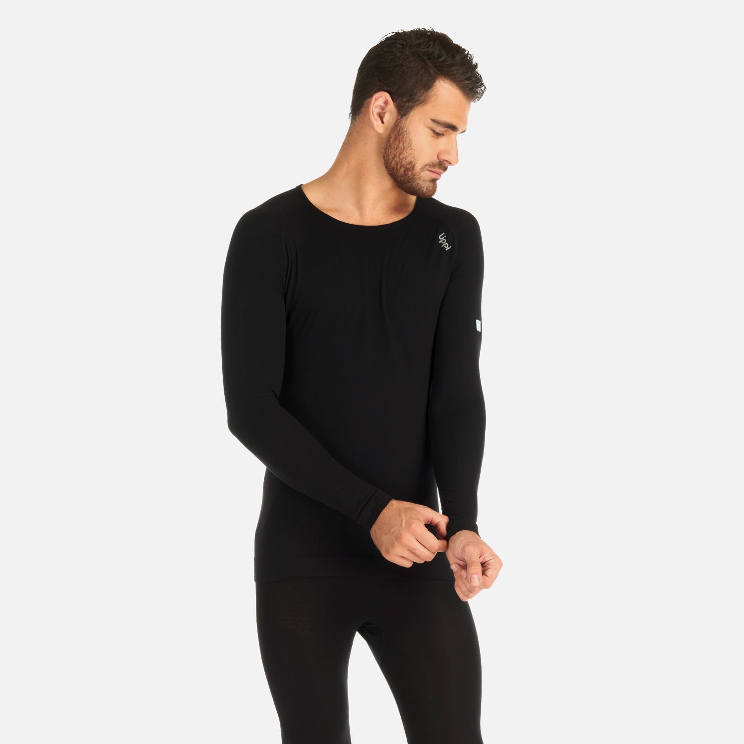 PRIMERA CAPA HOMBRE SKINTEC 1000SEAMLESS TOP NEGRO LIPPI V25 - 1