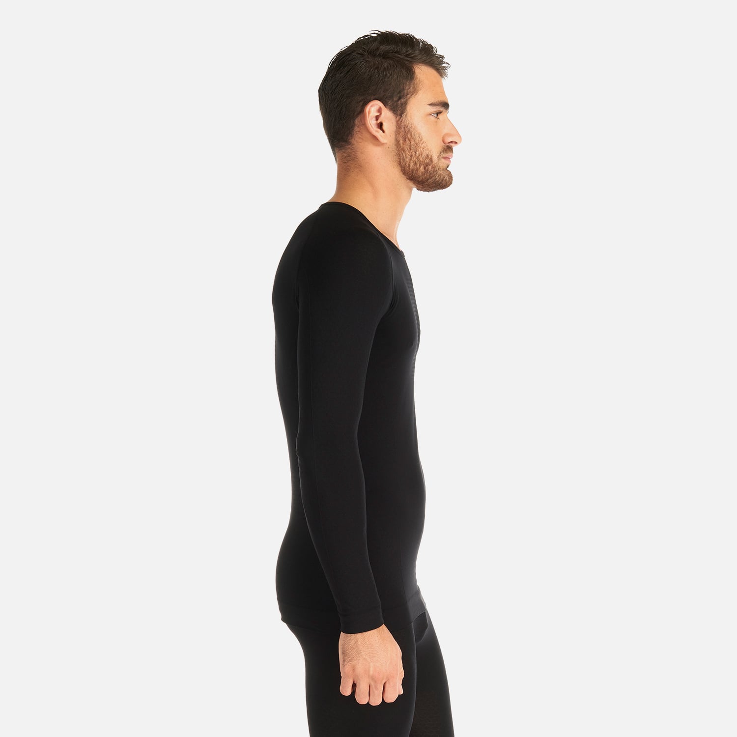 PRIMERA CAPA HOMBRE SKINTEC 1000SEAMLESS TOP NEGRO LIPPI V25 - 3