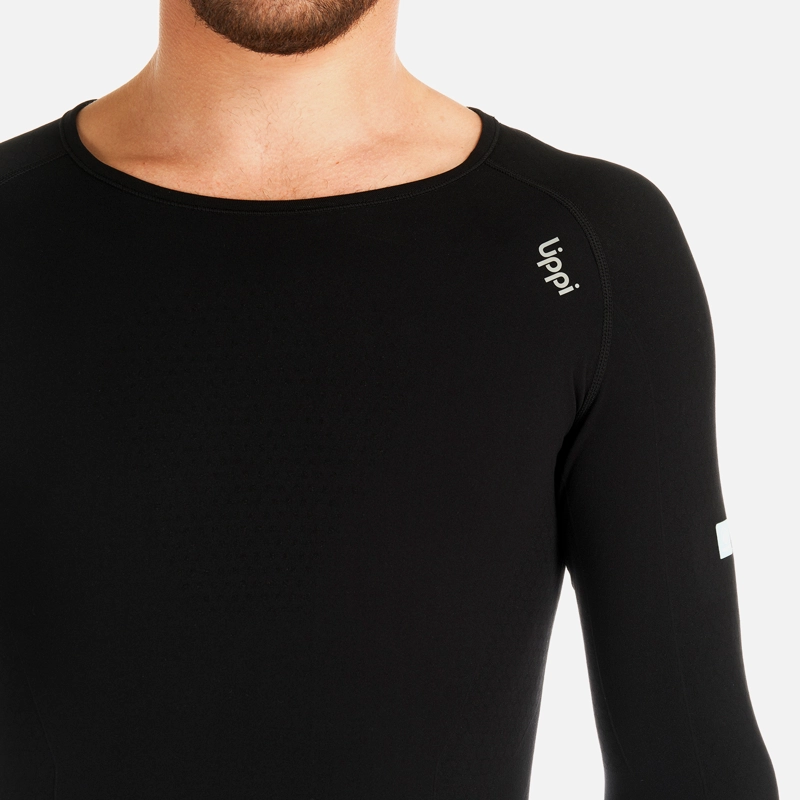 PRIMERA CAPA HOMBRE SKINTEC 1000SEAMLESS TOP NEGRO LIPPI V25 - 7