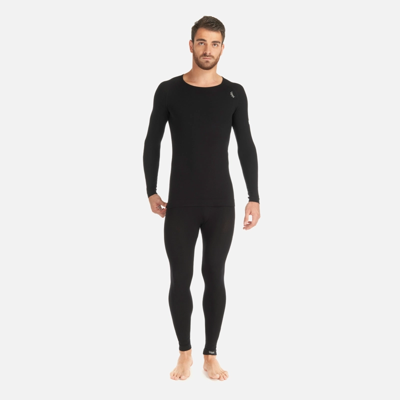 PRIMERA CAPA HOMBRE SKINTEC 1000SEAMLESS TOP NEGRO LIPPI V25 - 9