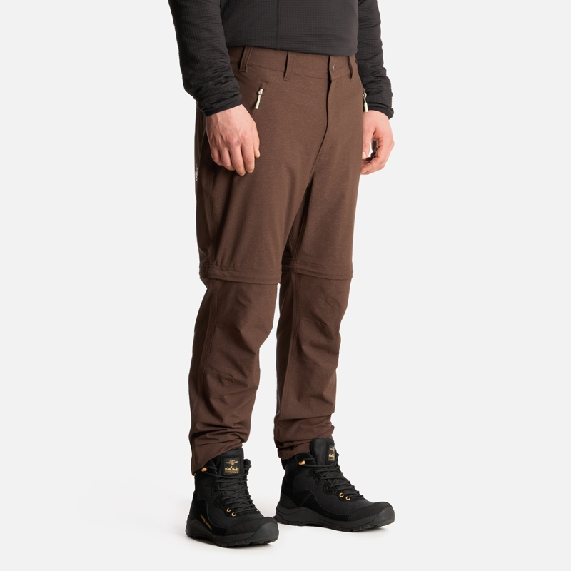 PANTALÓN HOMBRE HAKA HONU CAFE OSCURO DESMONTALO - 2