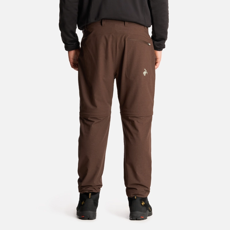 PANTALÓN HOMBRE HAKA HONU CAFE OSCURO DESMONTALO - 3