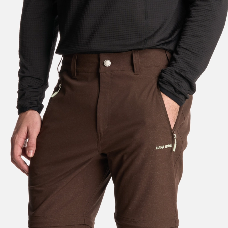 PANTALÓN HOMBRE HAKA HONU CAFE OSCURO DESMONTALO - 4