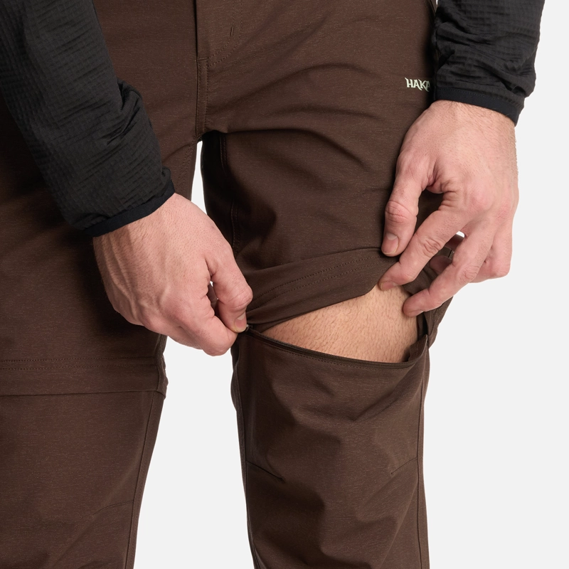 PANTALÓN HOMBRE HAKA HONU CAFE OSCURO DESMONTALO - 5