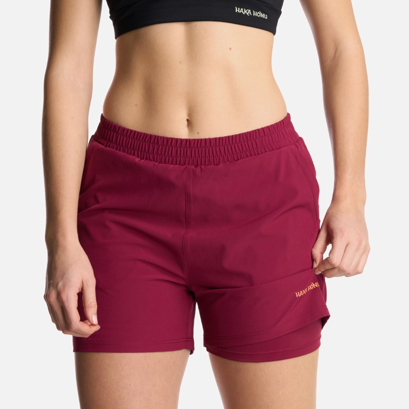 SHORT MUJER CANCHERA ROSA OSCURO HAKA HONU - 5