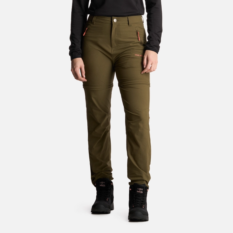 PANTALON MUJER DESMONTALO VERDE MUSGO HAKA HONU - 1