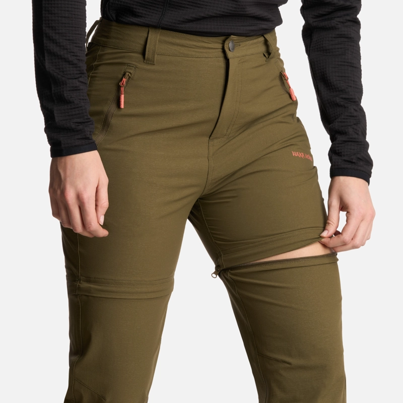 PANTALON MUJER DESMONTALO VERDE MUSGO HAKA HONU - 5