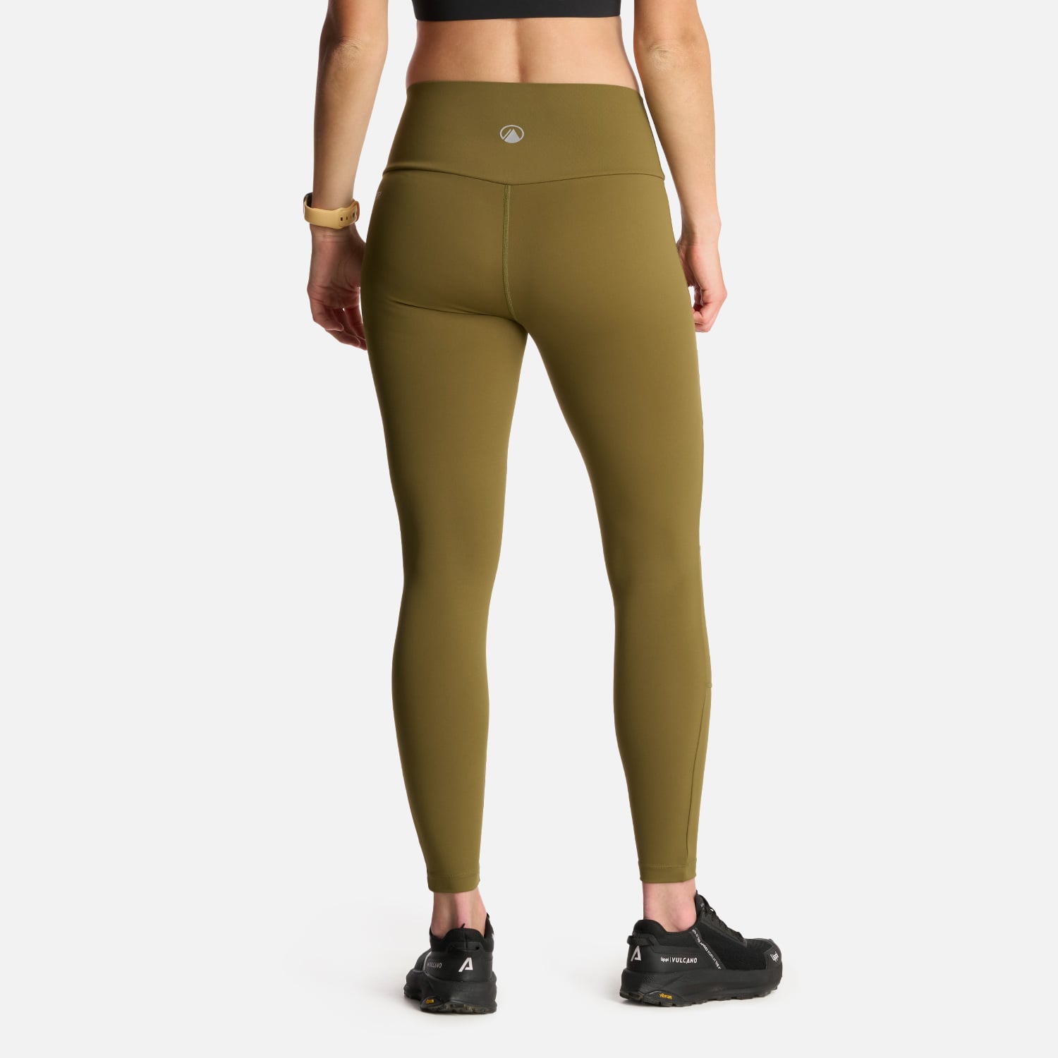 CALZA MUJER PURETREK Q-DRY LEGGINGS VERDE OLIVA LIPPI - 3
