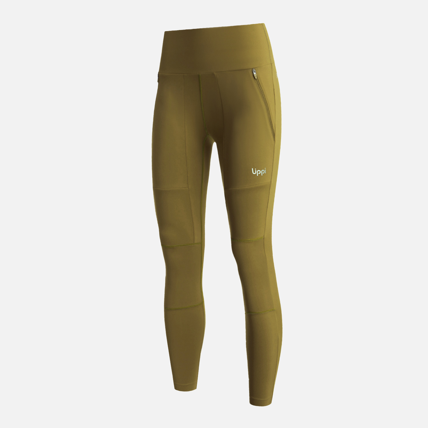 CALZA MUJER PURETREK Q-DRY LEGGINGS VERDE OLIVA LIPPI - 5