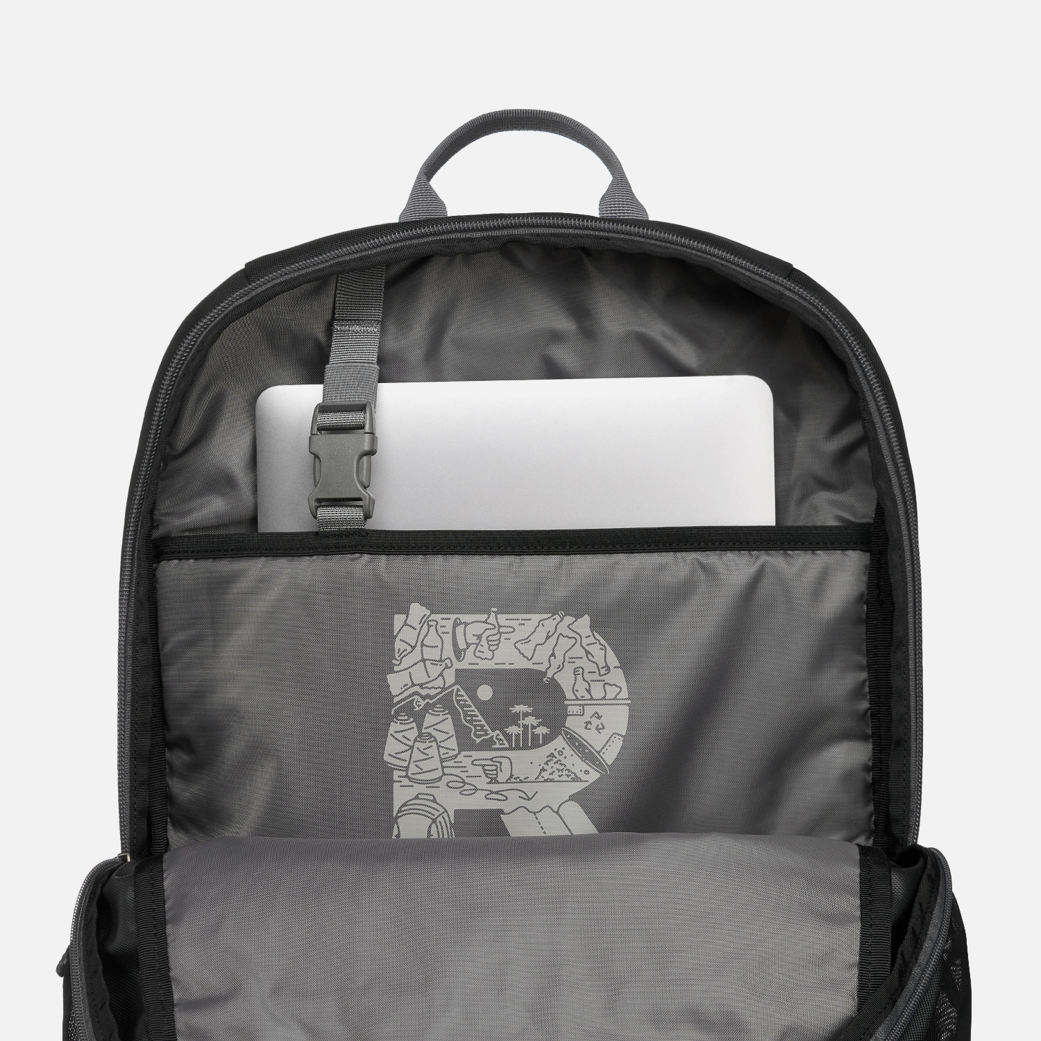 MOCHILA R-BAGS 28L DAYPACK NEGRO LIPPI - 4